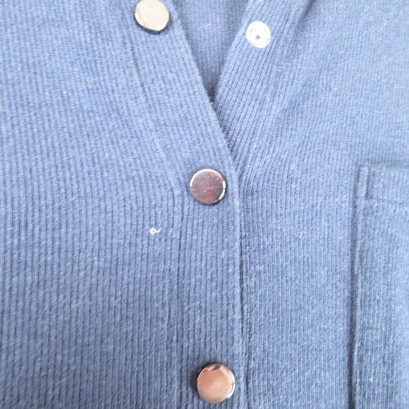 Athleta Navy Ribbed Henley Maxi Dress Size S Sleeveless - Picture 5 of 14